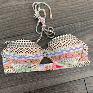 Victoria Secret Patterned Bikini Top